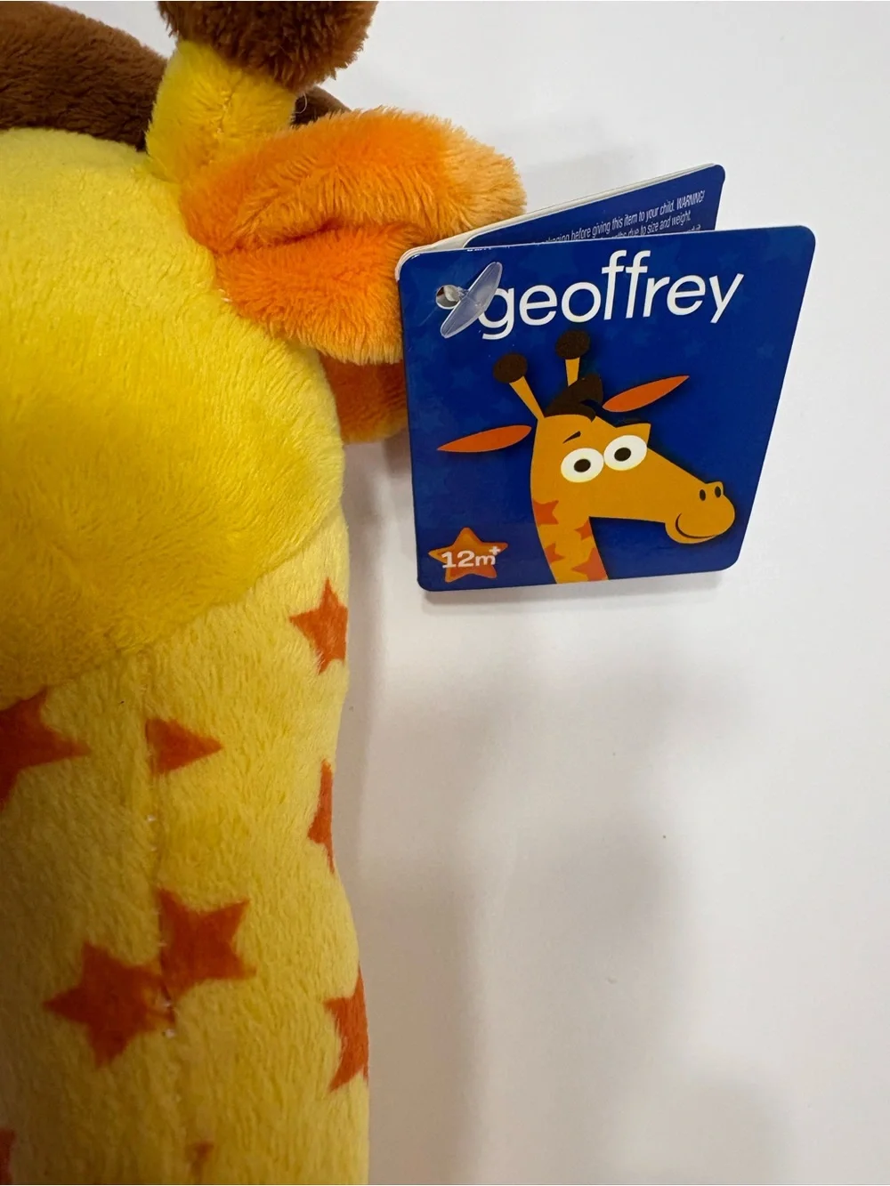Geoffrey Yellow Star Giraffe Plush Toy